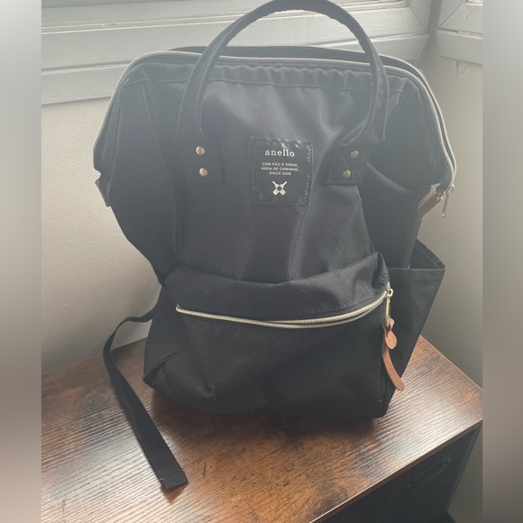 Anello Polyester Canvas Backpack Japan (Black) - Picture 2 of 8